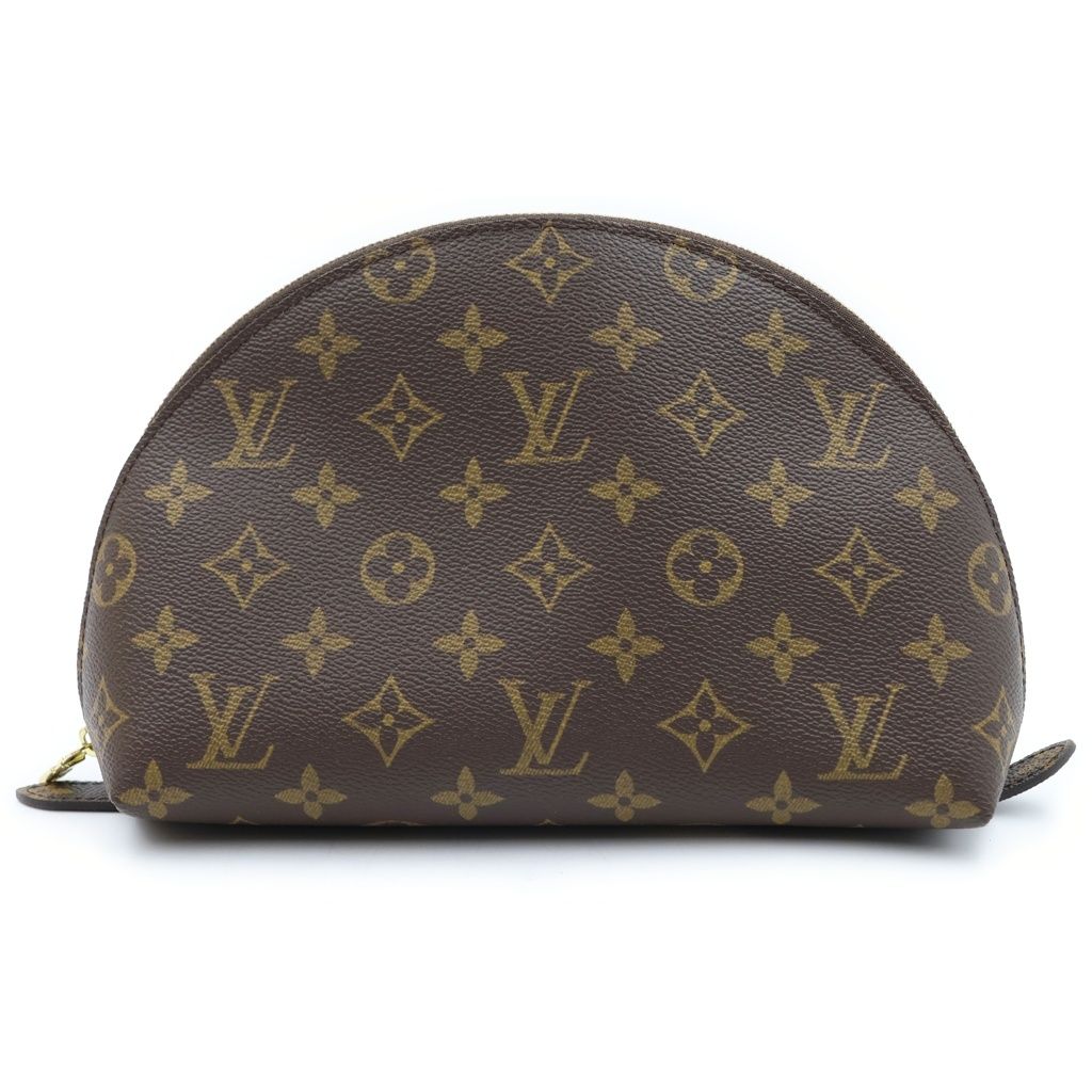 Louis Vuitton Monogram Trousse Dumilonde Leather Pouch Makeuppouch Case Brown
