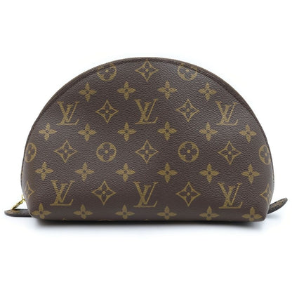 Louis Vuitton Monogram Trousse Dumilonde Leather Pouch Makeuppouch Case Brown