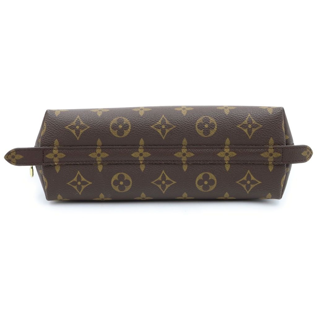 Louis Vuitton Monogram Trousse Dumilonde Leather Pouch Makeuppouch Case Brown — view 4