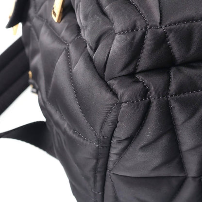 Versace Quilted Backpack Black Gold — view 5