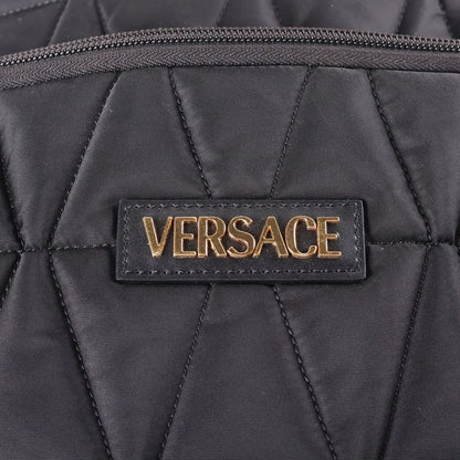 Versace Quilted Backpack Black Gold — view 6