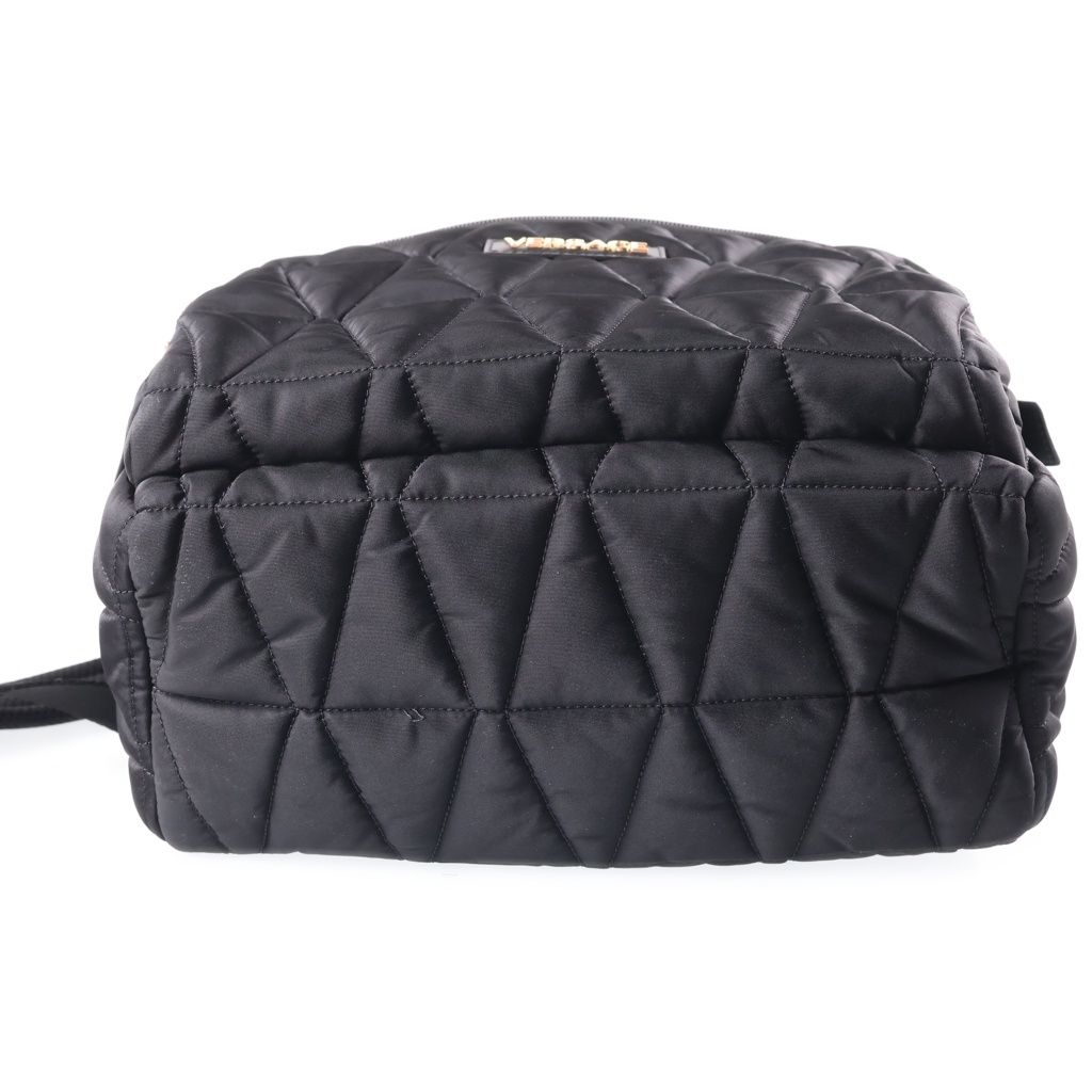 Versace Quilted Backpack Black Gold — view 4