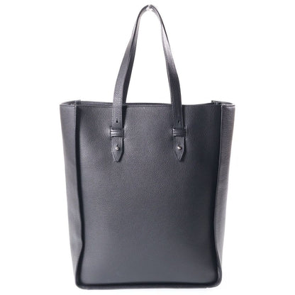 Dior Saddle Large Vertical Tote 2-Way Leather Shoulder Bag Silver Black — view 2