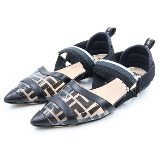 Fendi Colibri Flat Shoes Pumps Black