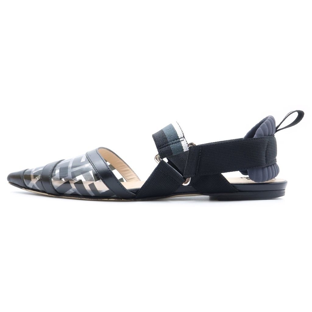 Fendi Colibri Flat Shoes Pumps Black — view 2