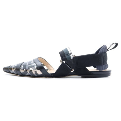 Fendi Colibri Flat Shoes Pumps Black — view 2