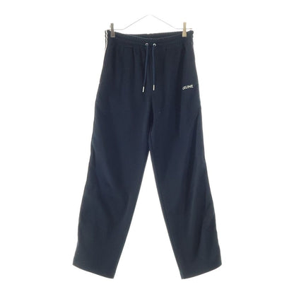 Celine Embroidery Side Line Track Pants Black
