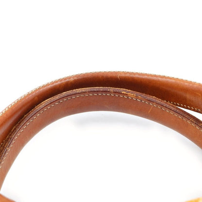 Miu Miu Canvas Leather Tote Bag Brown — view 7