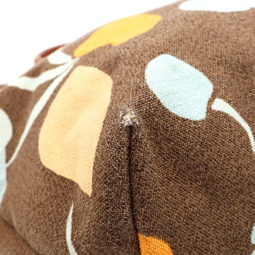 Miu Miu Canvas Leather Tote Bag Brown — view 6