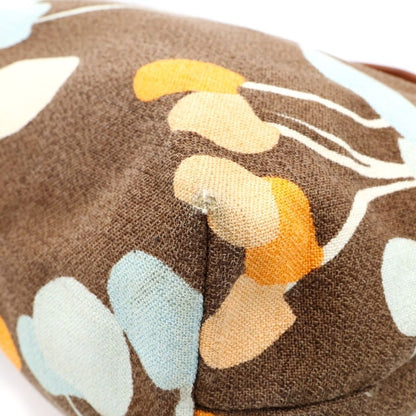 Miu Miu Canvas Leather Tote Bag Brown — view 5