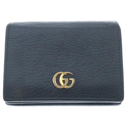Gucci GG Marmont Leather Wallet Bifold Black