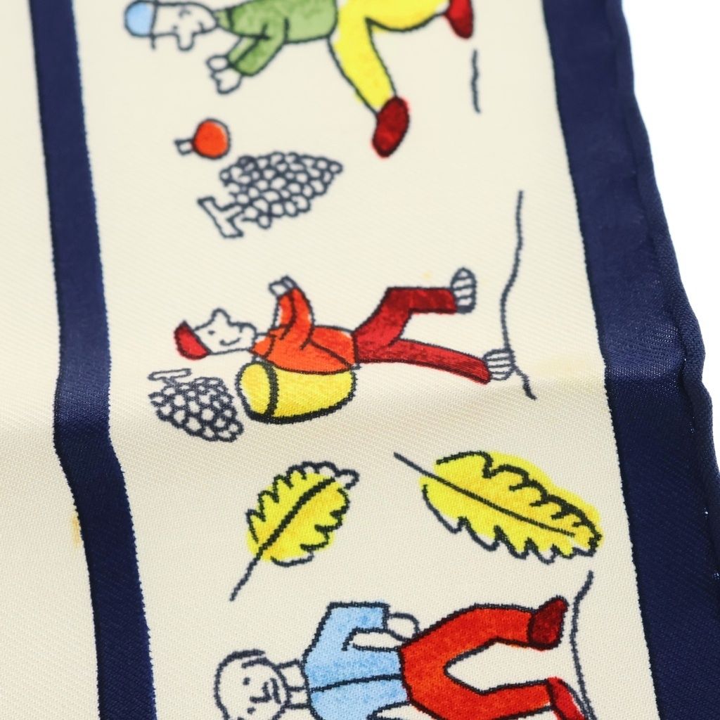 Hermes Retour a la Terre Silk Scarf Multi Scarf — view 3