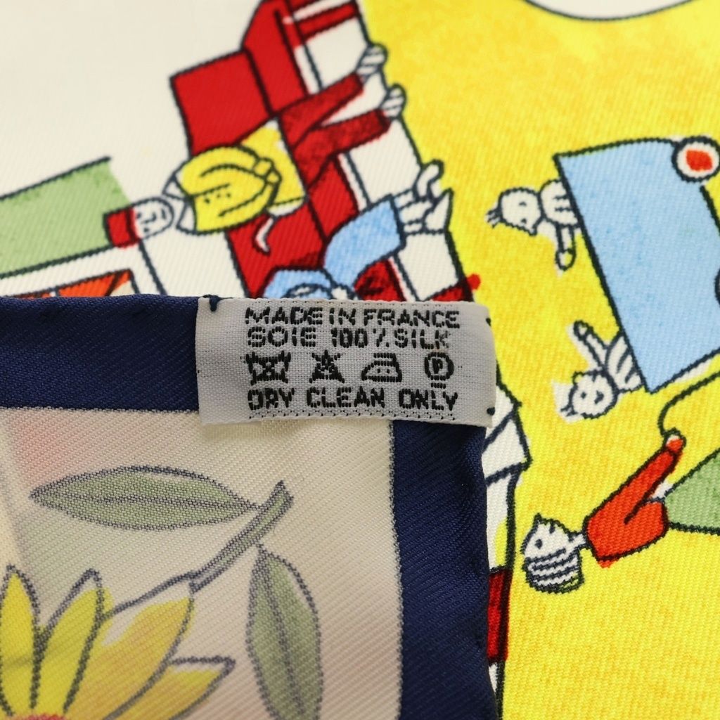 Hermes Retour a la Terre Silk Scarf Multi Scarf — view 4