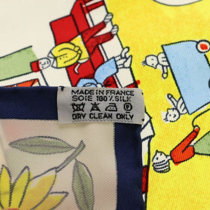 Hermes Retour a la Terre Silk Scarf Multi Scarf — view 4