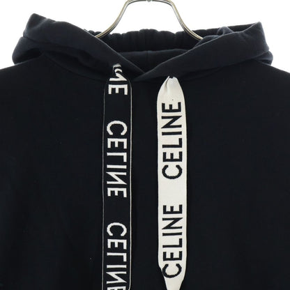Celine Loose Hoodie Pullover Sweatshirt Black — view 3
