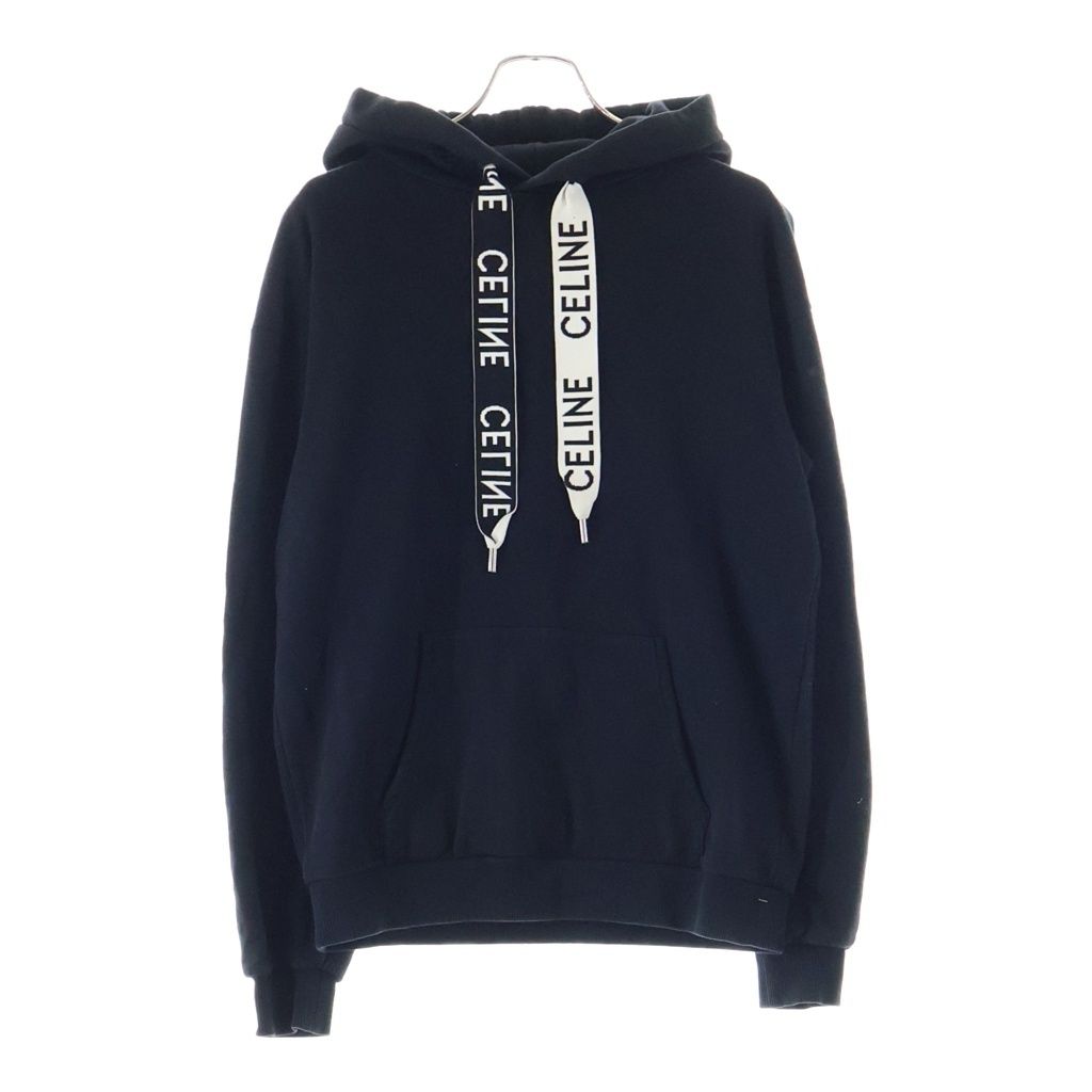 Celine Loose Hoodie Pullover Sweatshirt Black