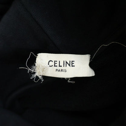 Celine Loose Hoodie Pullover Sweatshirt Black — view 7