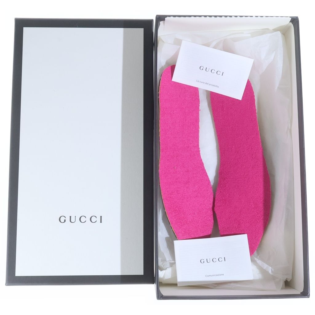 Gucci GG Marmont Fringe Loafers Tassel Loafers Heels Suede Pink — view 6