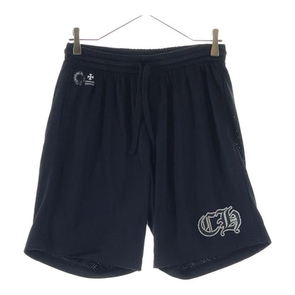 Chrome Hearts Mesh Varsity Shorts CH Print Black