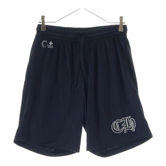 Chrome Hearts Mesh Varsity Shorts CH Print Black