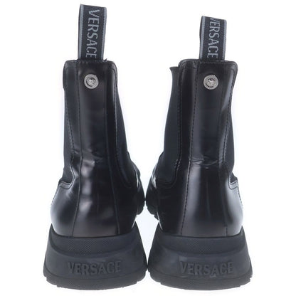 Versace Medusa Logo Side Gore Boots Chelsea Black — view 3
