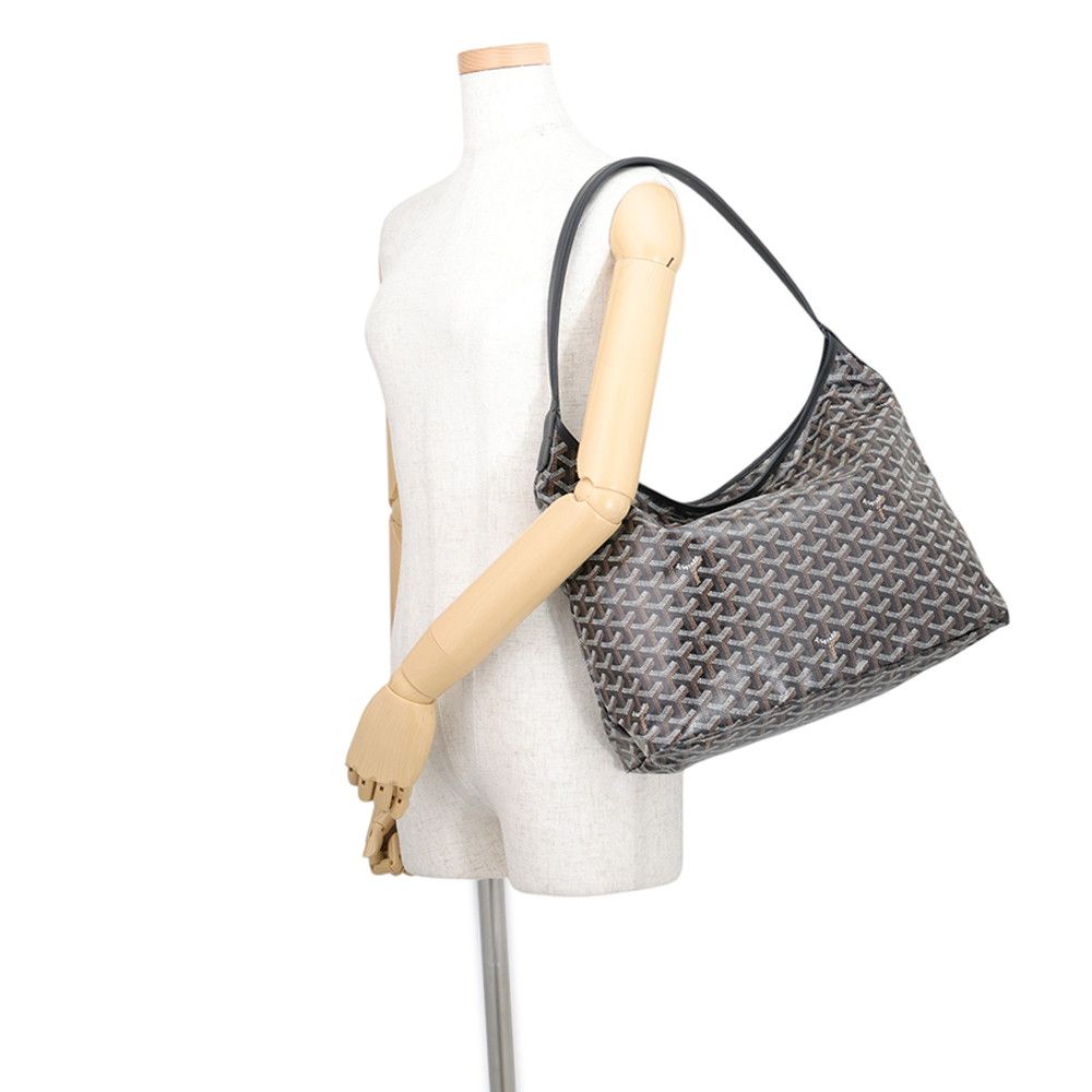 Goyard Tote Boheme Hobo Leather Black — view 4
