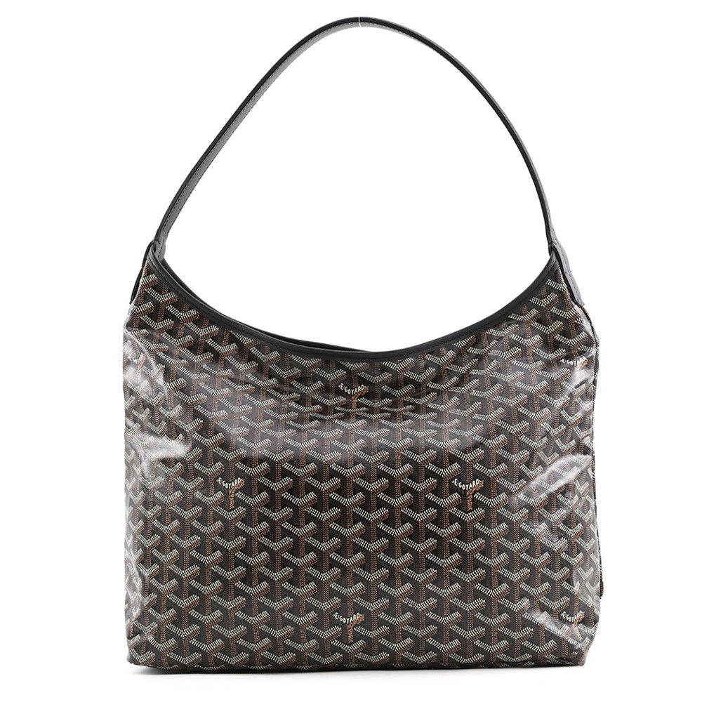 Goyard Tote Boheme Hobo Leather Black