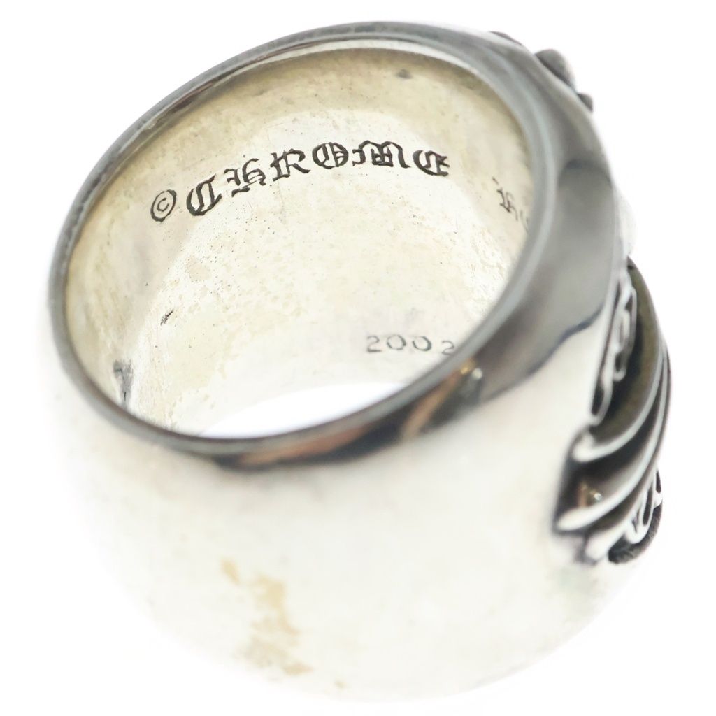 Chrome Hearts Classic Oval Classicoval Cross Ring Silver — view 5