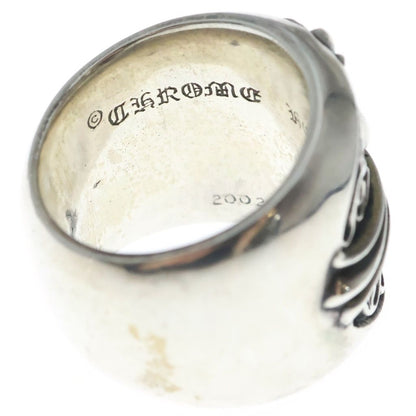 Chrome Hearts Classic Oval Classicoval Cross Ring Silver — view 5