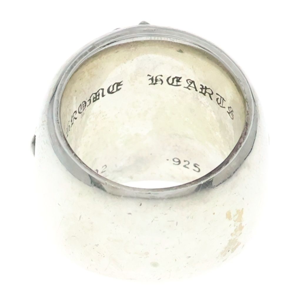 Chrome Hearts Classic Oval Classicoval Cross Ring Silver — view 2