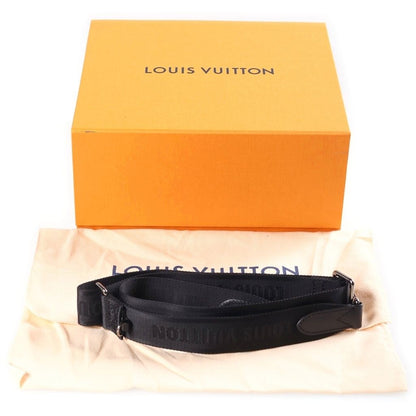 Louis Vuitton Monogram Eclipse Citykeepall 2-Way Shoulder Bag Black Leather — view 8