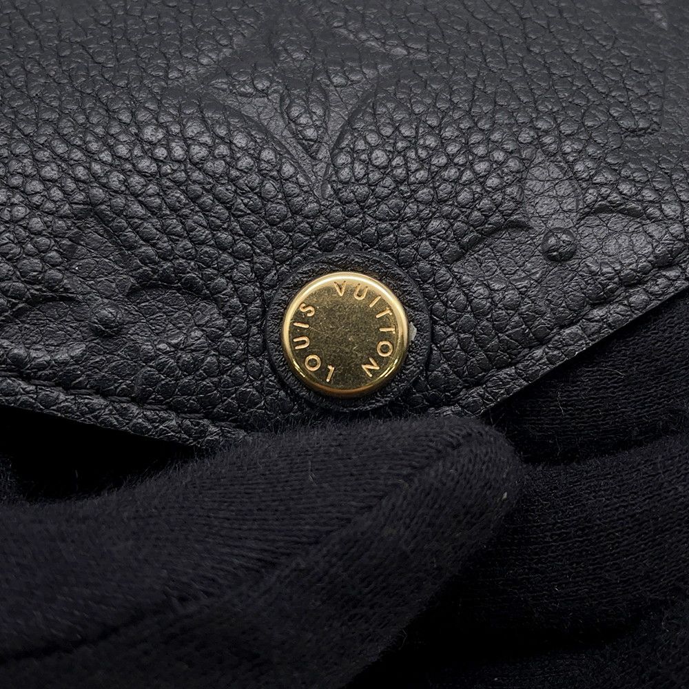 Louis Vuitton Chain Wallet Monogram Empreinte Pochette Felicie Black Shoulder — view 8