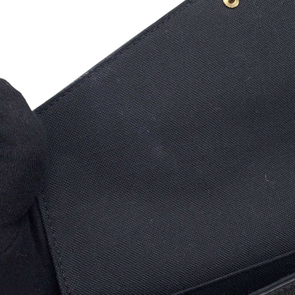 Louis Vuitton Chain Wallet Monogram Empreinte Pochette Felicie Black Shoulder — view 7