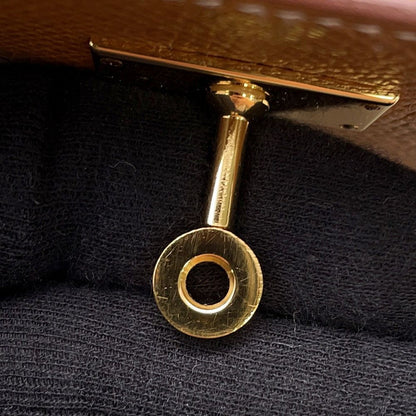 Hermes Kelly Wallet Long to Go Gold Epsom — view 8