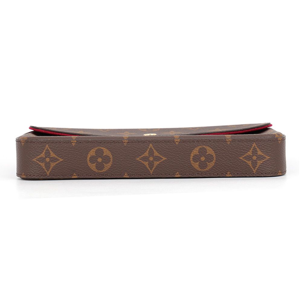 Louis Vuitton Chain Wallet Monogram Pochette Felicie Shoulder Bag — view 3