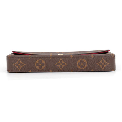 Louis Vuitton Chain Wallet Monogram Pochette Felicie Shoulder Bag — view 3
