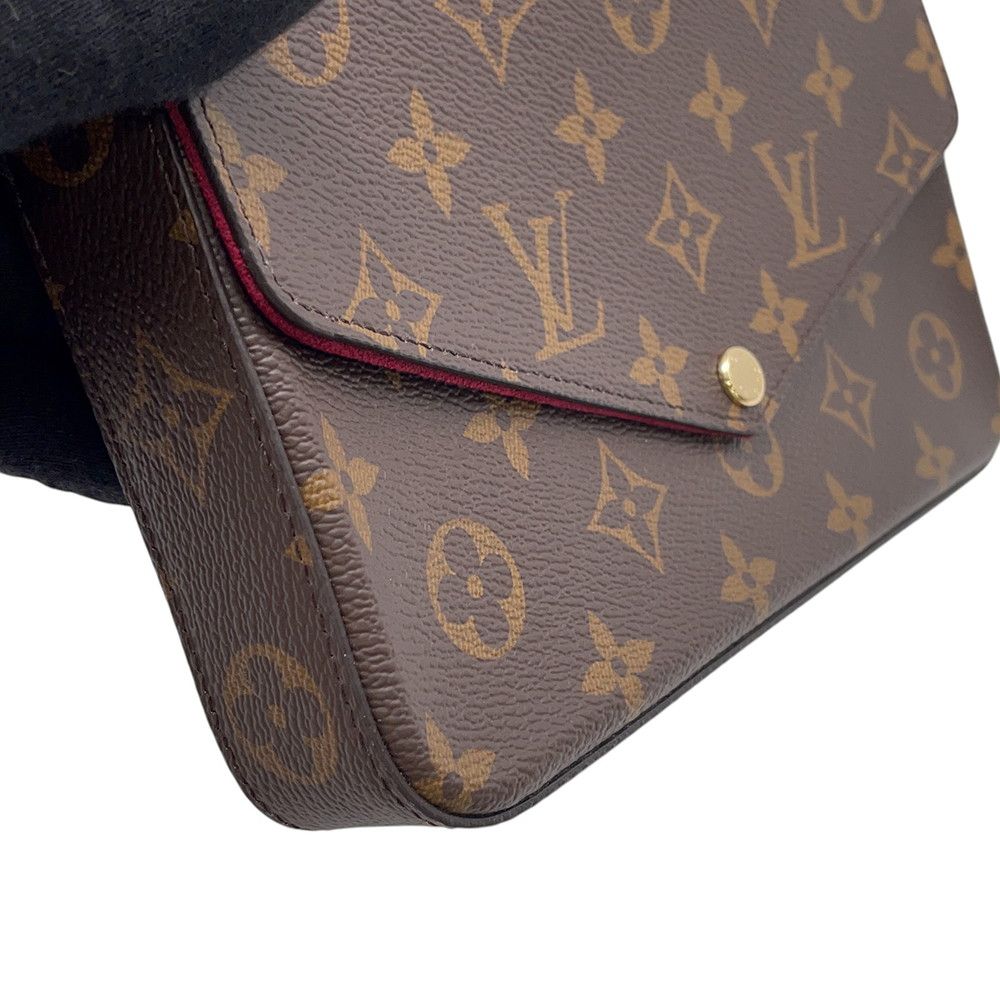 Louis Vuitton Chain Wallet Monogram Pochette Felicie Shoulder Bag — view 7