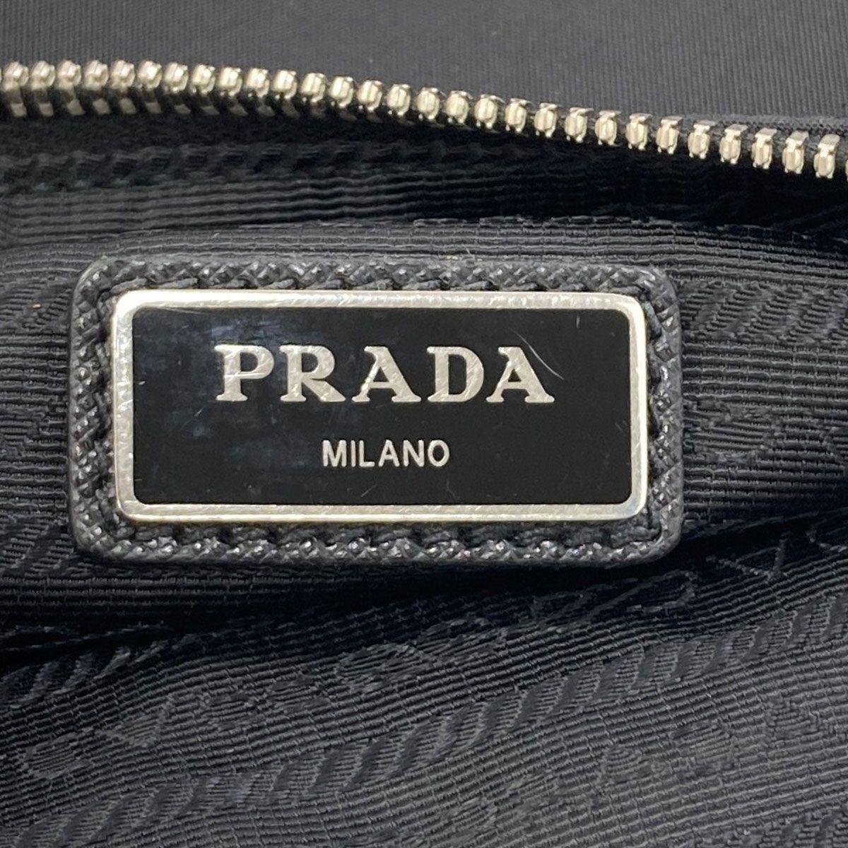 Prada Triangle Logo Shoulder Bag Nylon — view 6