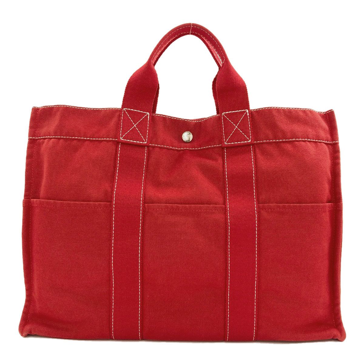 Hermes Deauville Tote Bag Canvas