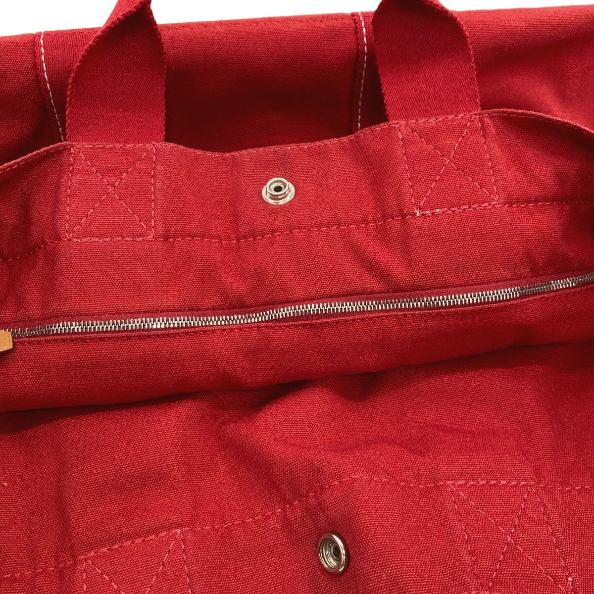 Hermes Deauville Tote Bag Canvas — view 7