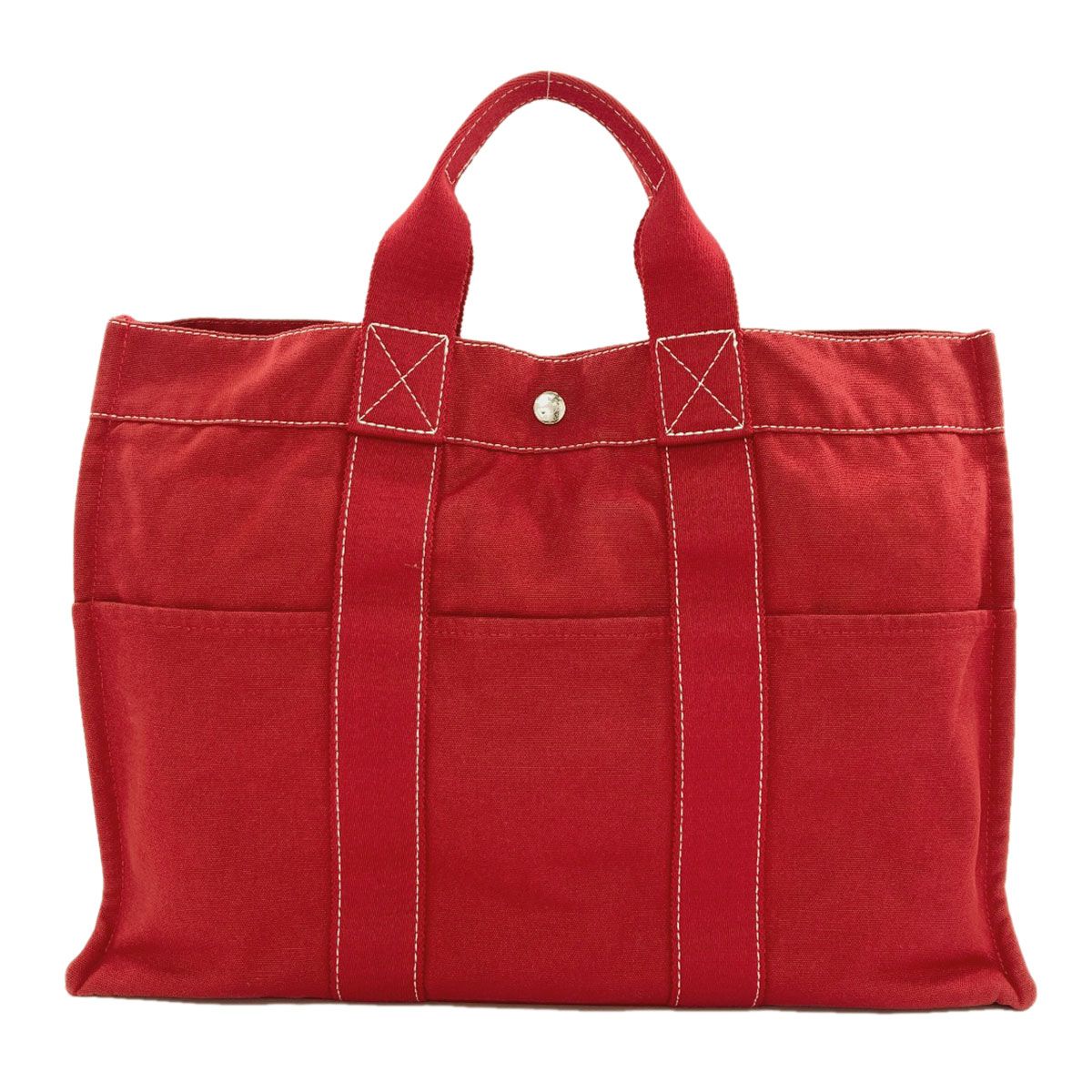 Hermes Deauville Tote Bag Canvas — view 2