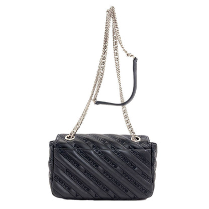 Balenciaga BB Logo Chain Shoulder Bag Calfskin — view 2