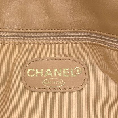 Chanel CC Logo Gold Tote Bag Lambskin — view 6