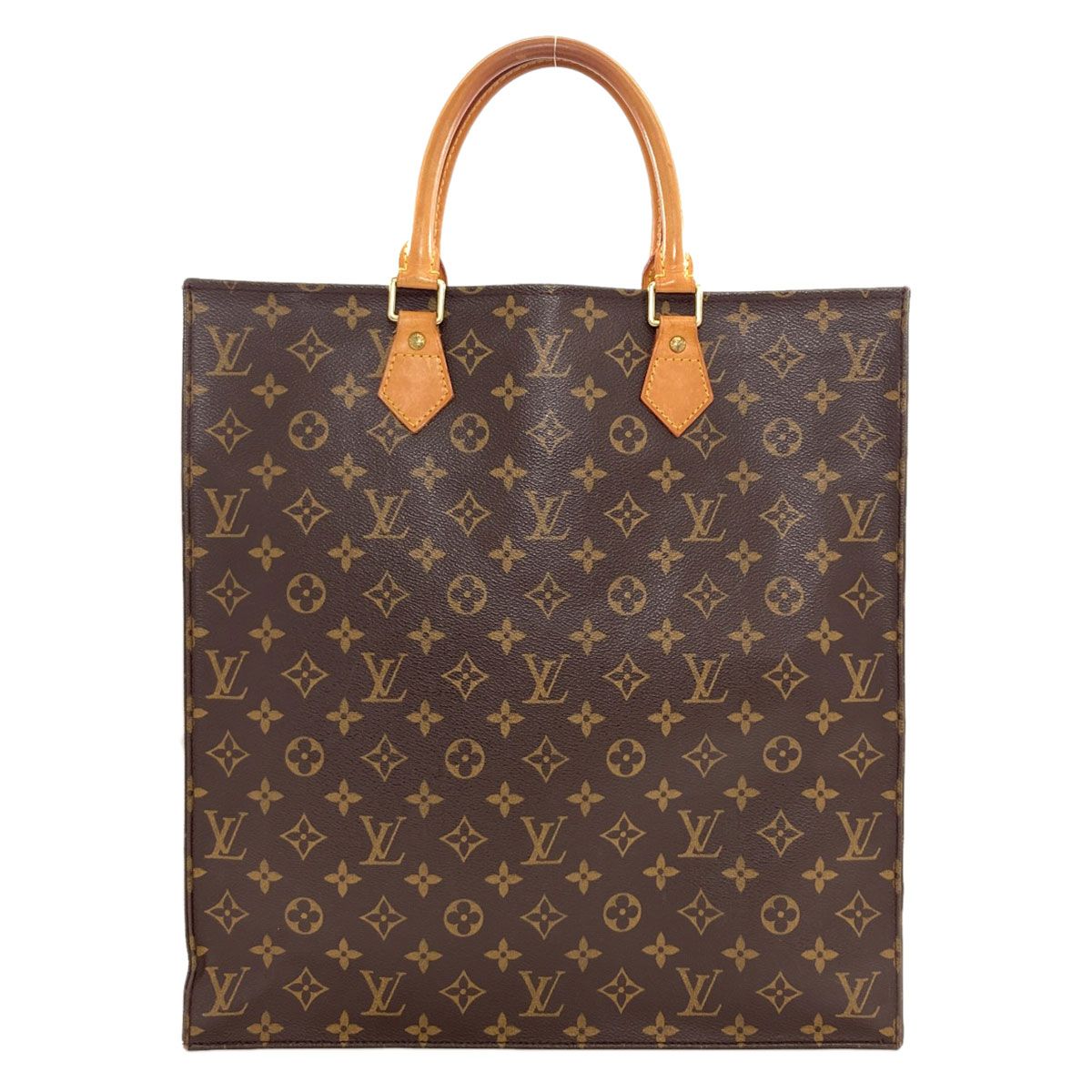 Louis Vuitton Sac Plat Tote Bag Monogram Canvas