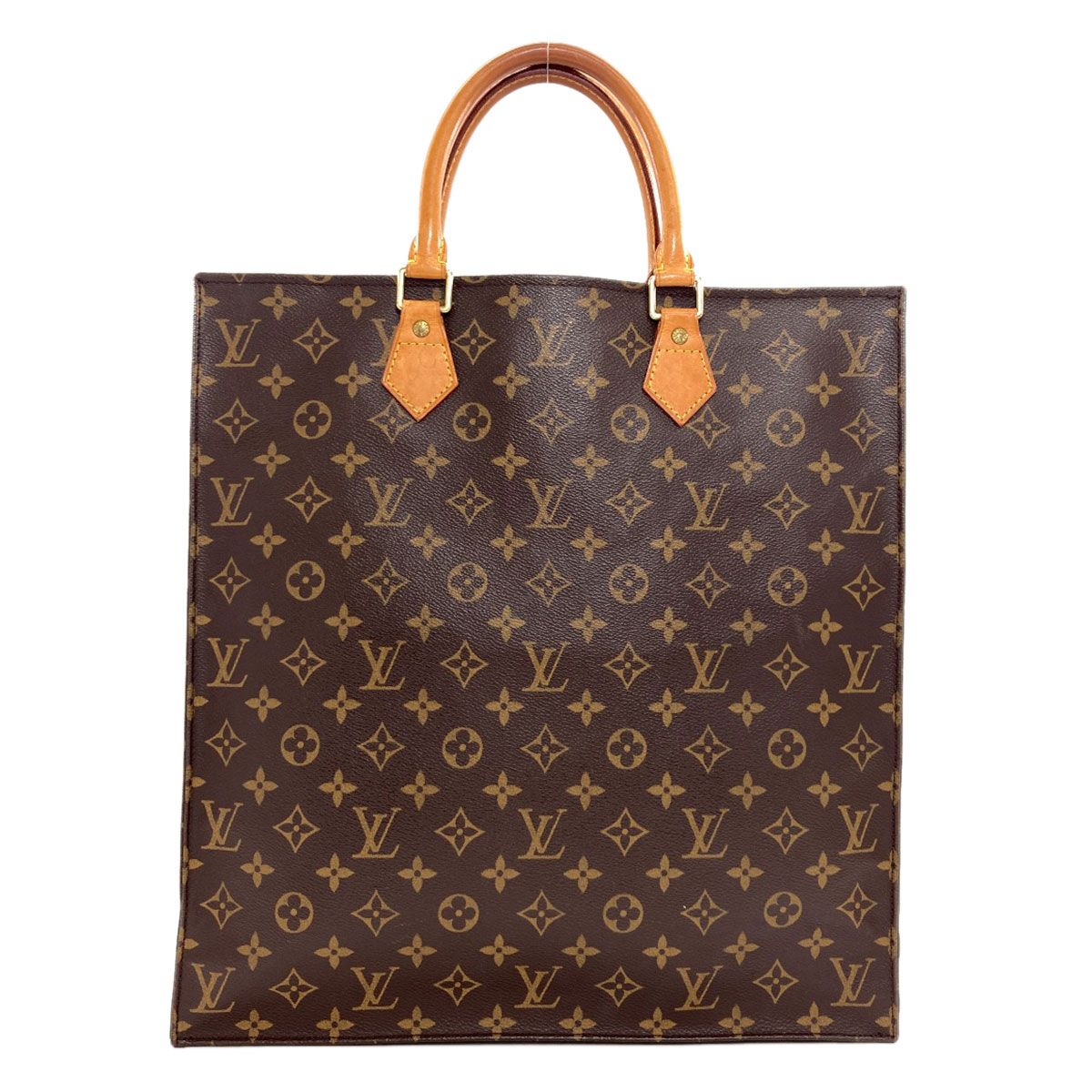 Louis Vuitton Sac Plat Tote Bag Monogram Canvas — view 2