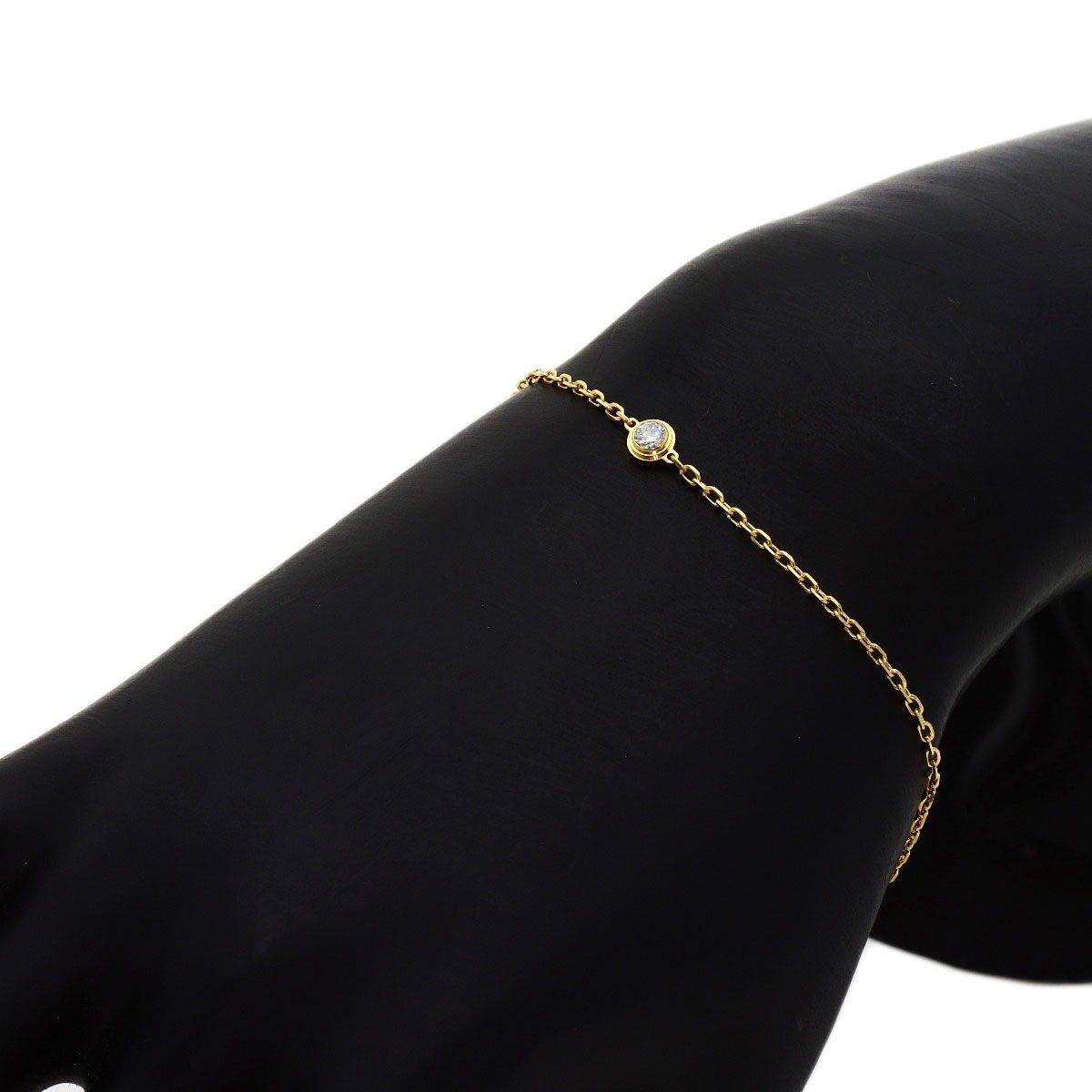 Cartier d'Amour Diamants Legers SM Diamond Bracelet 18K Yellow Gold — view 5