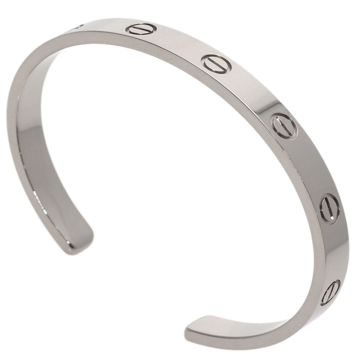Cartier Open Love Bracelet 16 18K White Gold — view 3