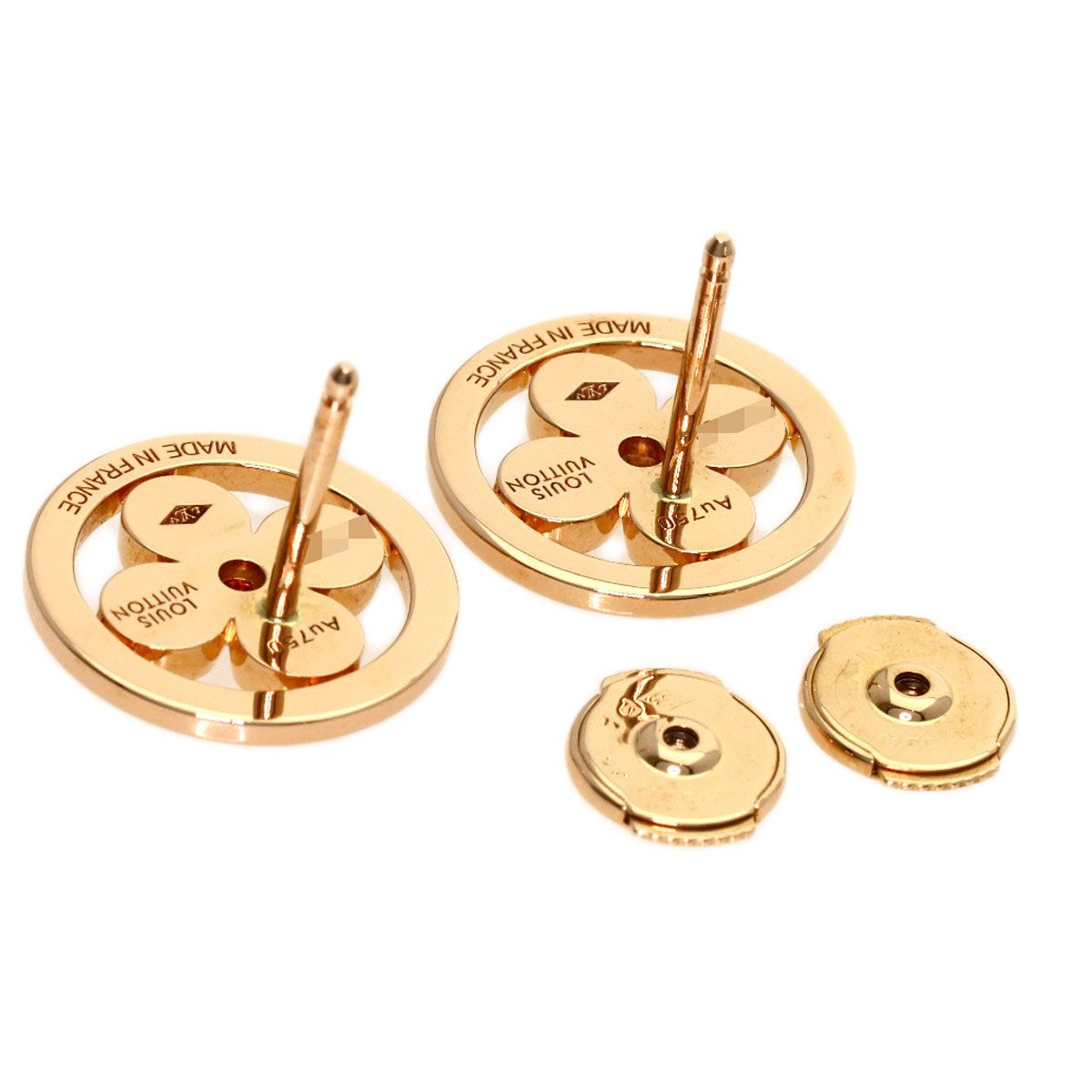 Louis Vuitton Bague Sun Blossom Diamond Earrings 18K Pink Gold — view 2