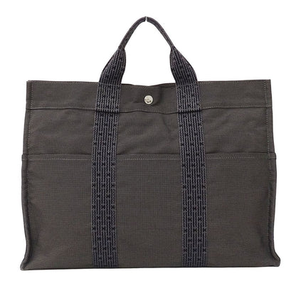 Hermes Tote Bag Her Line MM Canvas Black — view 2