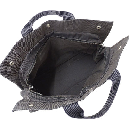 Hermes Tote Bag Her Line MM Canvas Black — view 5